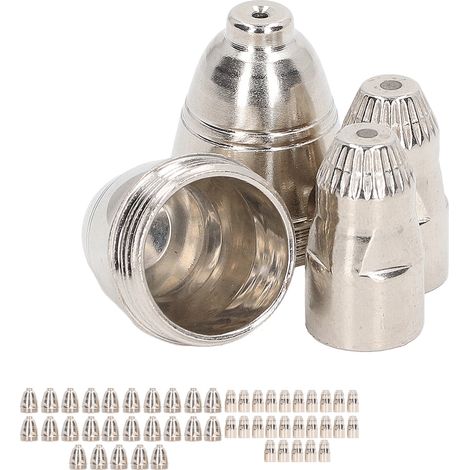 Lot de 50 accesses torche plasma consommable cuivre 25 buses 25 electrodes percage 1.5mm coupe 12-20mm (1/5)
