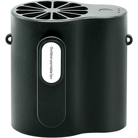Ventilateur portable à pince rafraîchissant, ventilateur de taille, ventilateur sous-vêtement extérieur vert ---