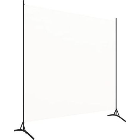 Pair INLIFE Cloison de séparation 1 panneau Blanc crème 175x180 cm (1/5)