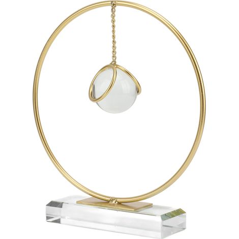 Boule de cristal abstraite personnalisée, ornement créatif et léger, décoration de bureau minimaliste, ornement de bouteille, décoration de meuble TV, décoration de cave à vin. (1/5)