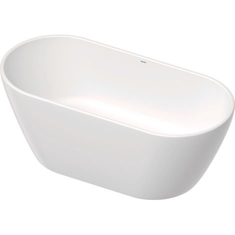 Bañeras Duravit D-Neo, exenta, con rebosadero, Ovale, fundición (1/5)