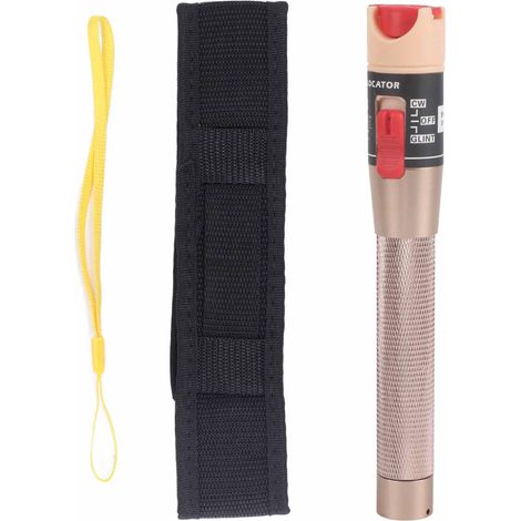 Stylo Localisateur Défaut Fibre VFL Poignée Antidérapante Alliage Aluminium Anti-Poussière Connecteur 2.5mm Kit avec Lance Corde Sac (1/5)