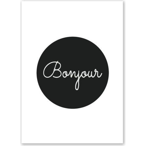 Tableau Toile Lettres Françaises Art Mural Décor Salon Chambre Bureau Sans Cadre (1/5)