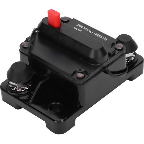 Porte-fusible à réarmement automatique, en cuivre, étanche, rouge, 12-42 V CC, 50 A (1/5)