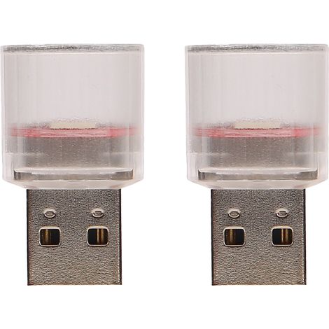 Mini veilleuse LED intégrée pour voiture, éclairage d'ambiance USB, style 3