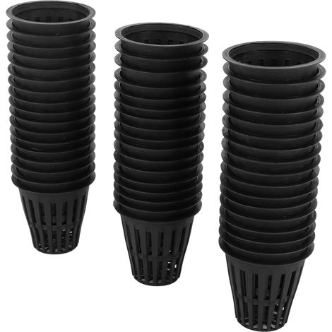 Lot de 50 pots hydroponiques légers et économiques en plastique de 5 cm (2 pouces) pour plantes. (1/5)