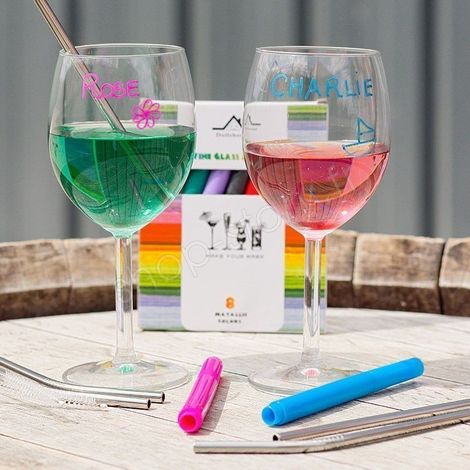 Pack de 8 feutres marqueurs sur verre (1/5)