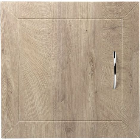 Panneau d'accès mural 60x60cm, Chêne Platin (1/3)