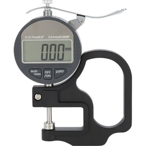 Jauge d'épaisseur numérique précise à 0,01 mm – Affichage LCD rétroéclairé, mesure rapide et fiable pour métaux, plastiques et revêtements