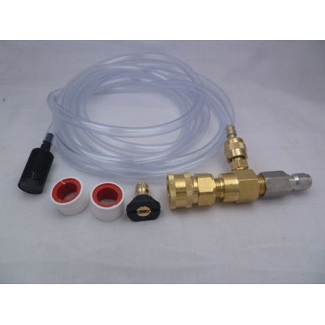 Kit Injecteur Chimique Réglable - 1 Pièce - Pour Nettoyeur Haute Pression - Raccord 3/8 Pouce - Débit 2 à 5 GPM - Pression Max 3200 PSI (1/4)