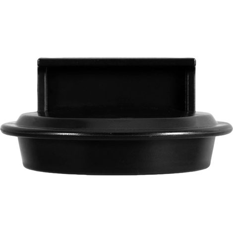 Couvercle pour broyeur d'évier, plastique, noir (1/5)