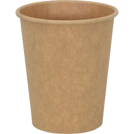 Tasses à café en papier 1000 pcs 8oz 200ml marron (1/5)