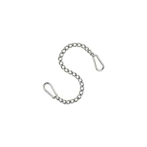 Hängesesselkette aus Edelstahl 304 – 66 cm – mit zwei Karabinerhaken – bis 250 kg – für Sandsäcke – Hängesessel- und Hängemattenverlängerung (Edelstahl 304) – Crezuo (1/4)