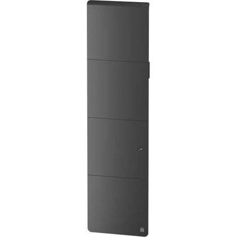 Noirot – Radiateur eau chaude en fonte 1500W vertical gris anthracite – Compatible Wifi – Programmation intégrée – IP24 IK08