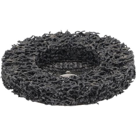 Disque à décaper noir 9,9 cm (3,9 po) résistant à l'eau et silencieux pour acier inoxydable (1/5)