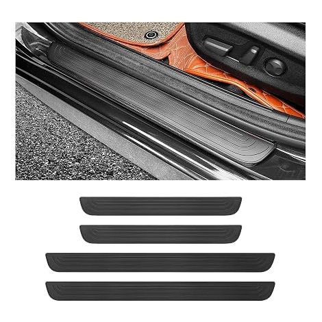 Adhesive Door Sills for Car Door Protection, Anti-Scratch, Universal Waterproof Accessories (Black, Width 4 cm) (1/5)