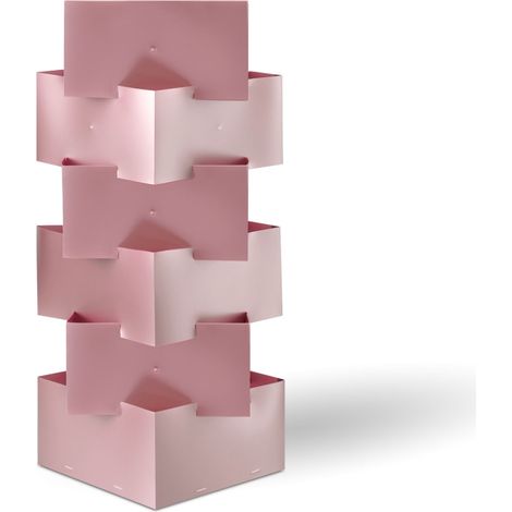Lampada Da Scrivania-Ufficio Moderna Building Polilux ® Pink Metal 1 Luce E27 (1/2)