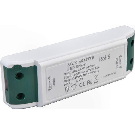 24V DC 2A 48W Konstantstrom-LED-Treiber für Heim- und Bürobeleuchtung, AC100-240V Netzteil-Transformator, Hochleistungs-Netzteil (1/4)