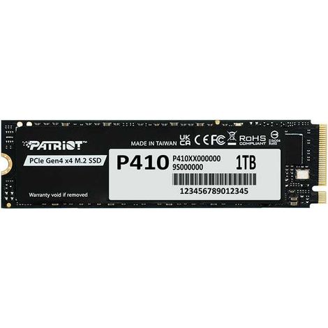 Disco Duro Patriot Viper P410 1 TB SSD M.2 NVMe PCIe Gen4x4 5000MB/s