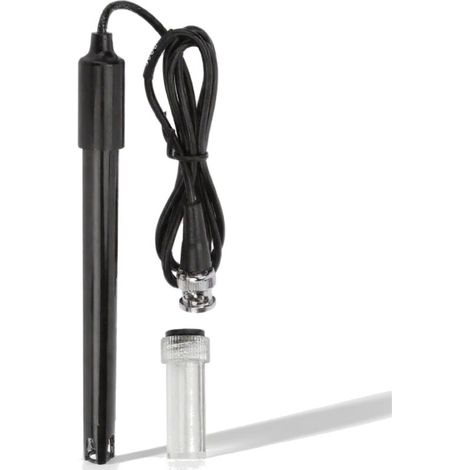 Sonde pH pour piscines, électrode pH 0-14 avec connecteur BNC, haute précision, pour aquariums, piscines, laboratoires, hydroponie