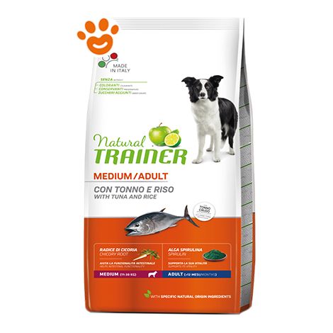 Trainer Natural Dog Adult Medium Tonno - Trainer Natural Dog Adult Medium Tonno - Sacco Da 12 Kg