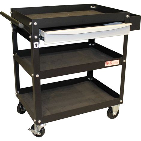 Carro de taller BGS 4200 capacidad 150 kg 3 estantes