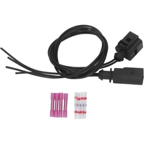 Connecteur de Câblage à 2 Broches en Queue de Cochon Connecteur de Faisceau électrique Kit de Fiche de Faisceau de Câblage en Queue de Cochon 1J0 973 802 1J0 973 702 Remplacement (1/4)