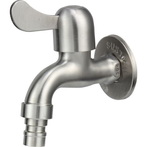 Wasserhahn aus Edelstahl 304, 1/2 Zoll Abflusshahn , Wasserhahn (1/5)