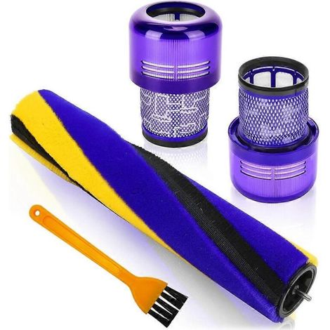 Brosse rotative et filtre Dyson V15 Detect / V15 Detect Plus, références des pièces de rechange : 970013-02 et 971634-01 (1/5)