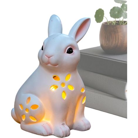 Outdoor Figuren Hasenstatue aus Kunstharz dekorative