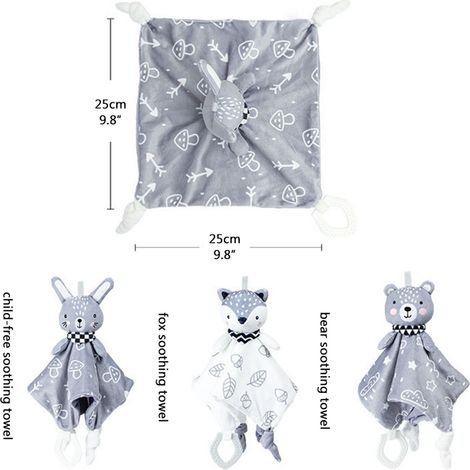 Couverture douce pour bébé, doudou, poupée pour nouveau-né, jouet de sommeil pour enfant, serviette apaisante, cadeau (1/5)
