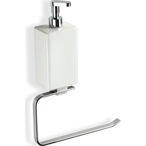 STILHAUS Gea anello portasalviette con dosatore cromato codice prod: 000GE79D08