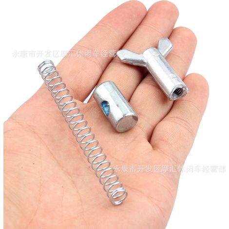 Compatible avec la vis de réglage et le ressort du câble de frein arrière Honda RANCHER 350 ATC 95015-32001 (1/4)