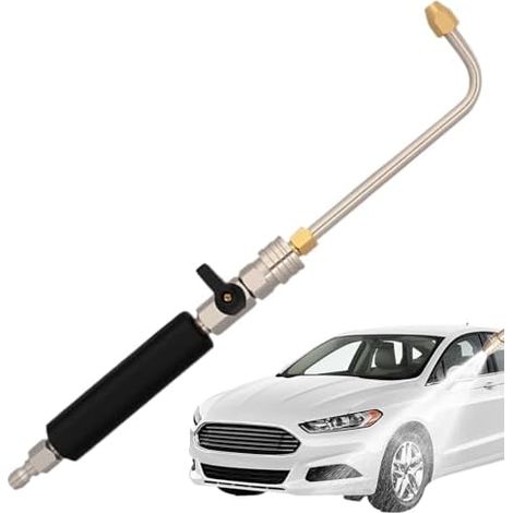 Lance à Pression pour Tuyau d'Arrosage,Nettoyeur Haute Conduites d'Eau Pulvérisateur Laveur Multifonction Portable Pour Nettoyage De Gouttières, Patio, Clôture, Lavage Voitur 1/4 Insert Rapide - (1/5)