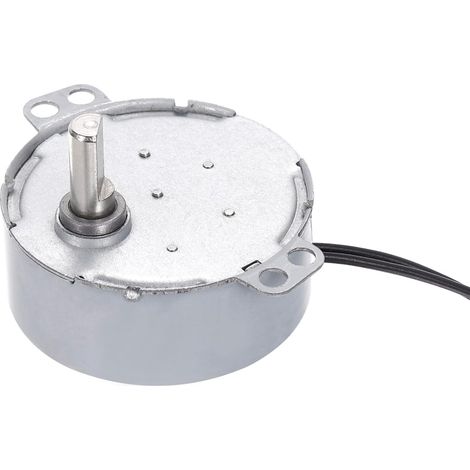 Synchrone Moteur AC220-240V 4-5RPM 50-60Hz CW 4W D Arbre Électrique Moteur pour Micro-ondes Four, Ventilateur (1/4)