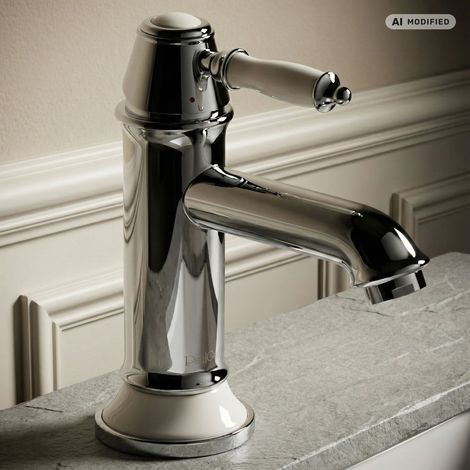 Robinet mélangeur rétro PaulGurkes pour lavabo (1/5)