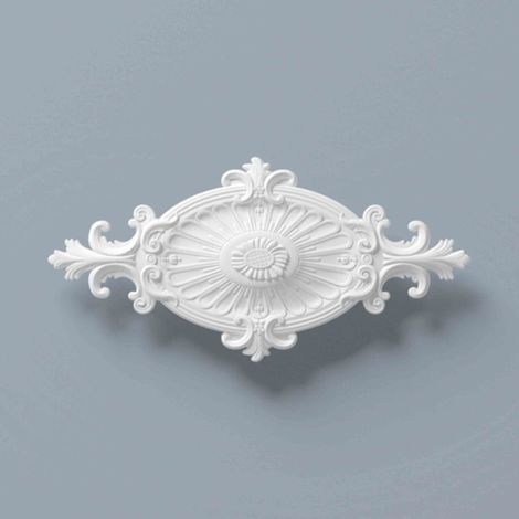Rosette NMC R1 ARSTYL Noel Marquet Zierelement Zeitloses Klassisches Design weiß 60,5 x 31 cm (1/5)