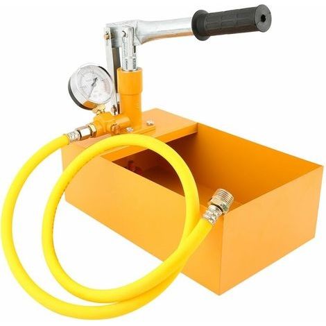 Machine hydraulique manuelle de pompe d'essai de testeur de pression d'eau de l'aluminium 2.5MPa 25KG avec G1/2 (1/4)