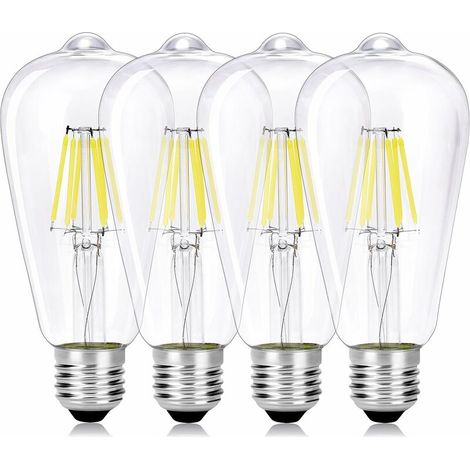 Ampoule LED, culot E27/E14, 6W, 60W, 6000K, 600lm, dimmable, pour usage résidentiel, commercial ou remplacement des sources lumineuses conventionnelles.-AquaForge (1/5)