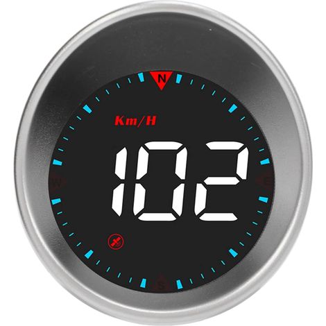 Compteur de vitesse HUD pour voiture, compteur de vitesse numérique intelligent universel avec affichage HUD et GPS pour camions, bus, camping-cars, bateaux et motos (1/5)