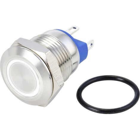 TRU COMPONENTS TC-10090908 GQ12-AF-10E/J/W/24V/S Vandalismusgeschützter Druckschalter 48 V/DC 2 A 1 (1/2)