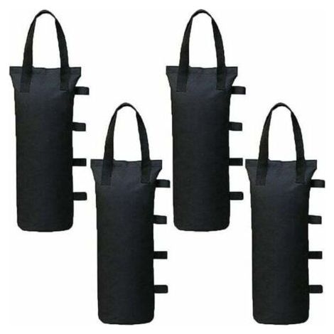Ensemble de 4 poids pour gazebo et pavillon, sac de lestage de sable pour pieds, tentes d'ombrage, parasol. (1/5)