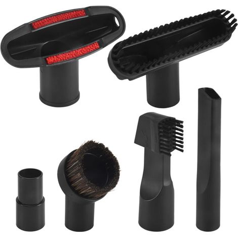 Accesorios para aspiradora: Kit de accesorios de 32 mm, boquilla adicional, cepillo de limpieza, cepillos y boquillas. (1/4)