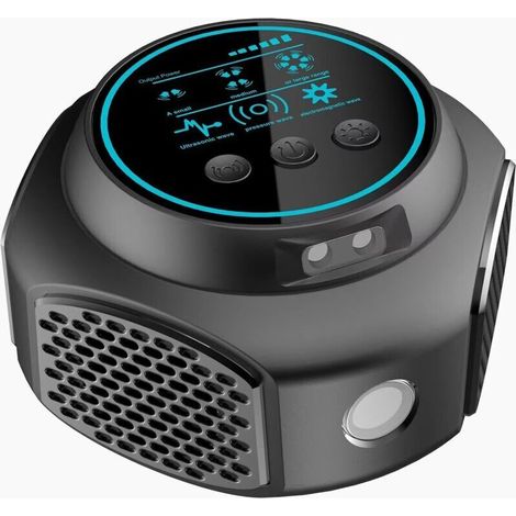 Improved 360° ultrasonic mouse repellent to keep away the pests you hate: mosquitoes, cockroaches, spiders, fleas, etc. Electronic rodent repellent with strobe light deterrent for workshops (1/5)