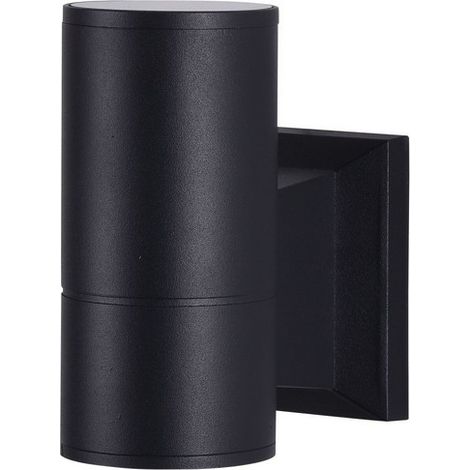 Bowery Applique murale noire, 1 lumière IP54, GU10 (1/4)