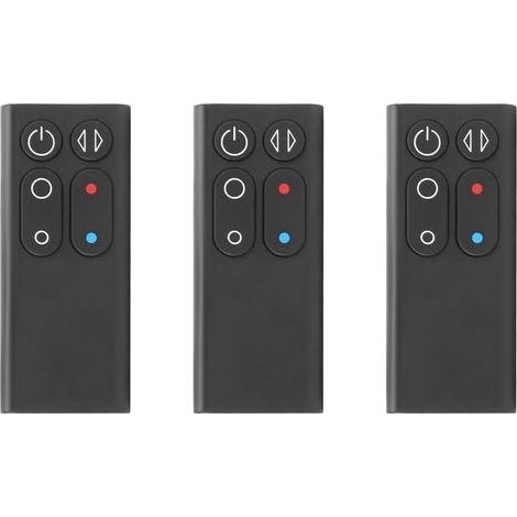 3X Telecomando di Ricambio AM04 AM05 per i Modelli di ventilatore Riscaldatore AM04 AM05 (Nero) (1/5)