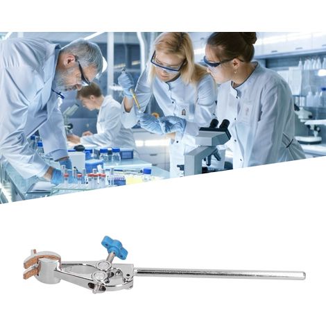 Pince universelle à quatre prises pour laboratoire, en alliage de zinc électroplaqué, pince universelle britannique à quatre prises (1/5)