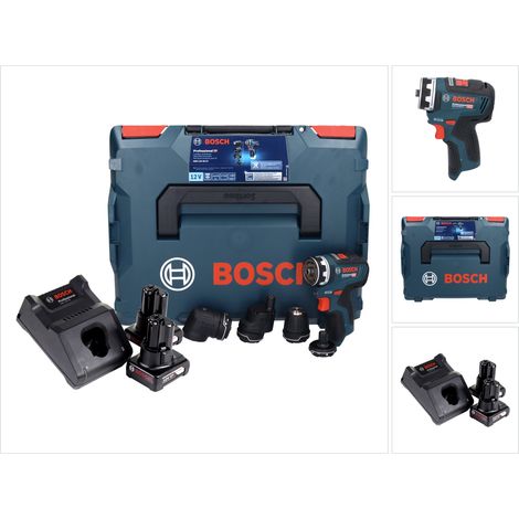 Bosch GSR 12V-35 FC Professional Akku Bohrschrauber 12 V 35 Nm Brushless + 2x Akku 6,0 Ah + Ladegerät + L-Boxx
