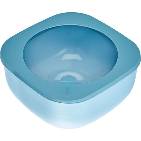 Guzzini Store&More Kitchen Active Design Contenitori Ermetici Bassi per Frigo/Freezer/ Microonde (L), 19.5 x 19.5 x 9.3 cm, Blu (Matt Mid blue) (1/5)