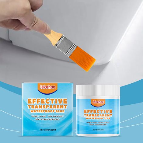 Transparent water-resistant adhesive, practical for bathrooms, waterproof and leak-proof exterior walls, no need to remove tiles - 250g (1/5)